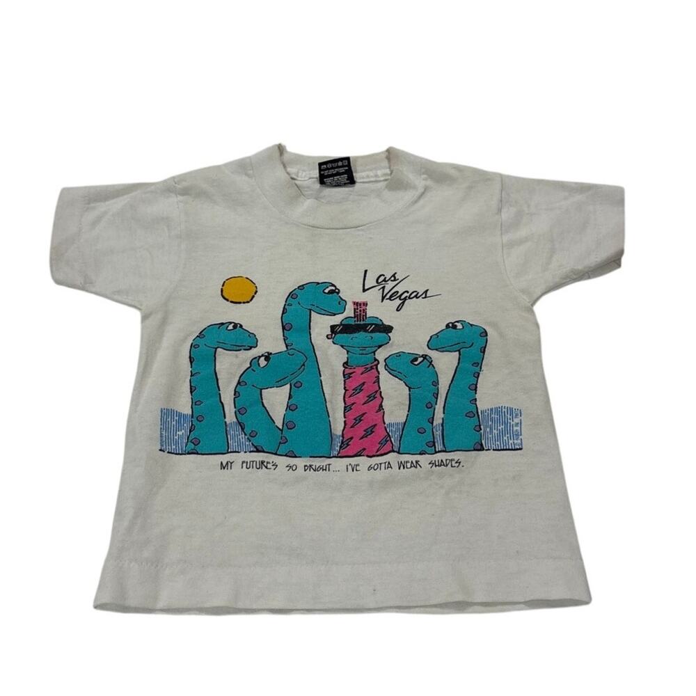 Vintage Screen Stars Best Made in the USA Toddler 18M T-Shirt Colorful Las Vegas